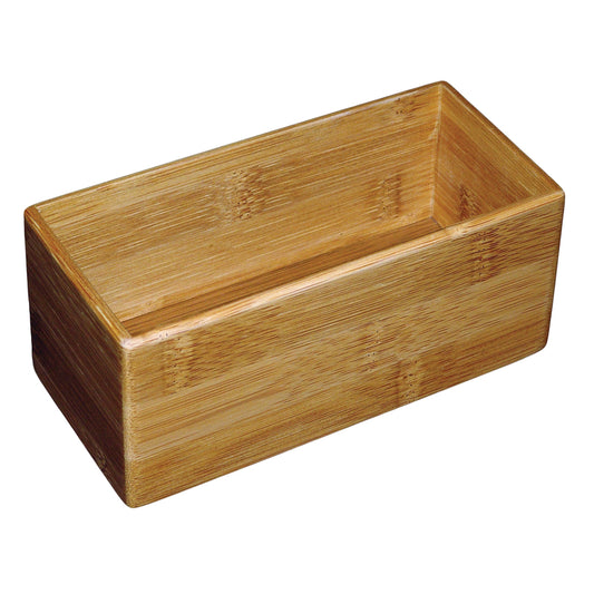 Totally Bamboo 2.5 in.   H X 6 in.   W X 3 in.   D Bamboo Drawer Organizer