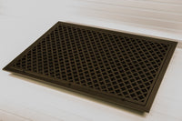 Steelcrest Designer 30 X 20 Hinged Oil-Rubbed Bronze Return-Air Filter Grille With Washable/Removable Black Filter