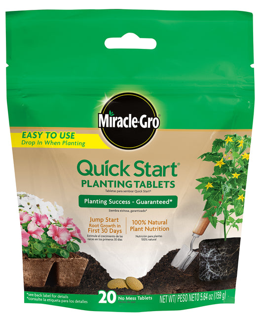 Miracle Gro 3784101 Quick Start Planting Tablets 20 Count