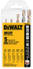DeWalt Multi-Material Drill Bit Set 5 pc