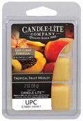Candle Lite 3711099 2.5 Oz. Tropical Fruit Wax Medley Cube (Pack of 4)