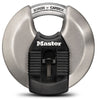 Master Lock 6.2 in. H X 3-1/8 in. W Stainless Steel 4-Pin Cylinder Shrouded Padlock