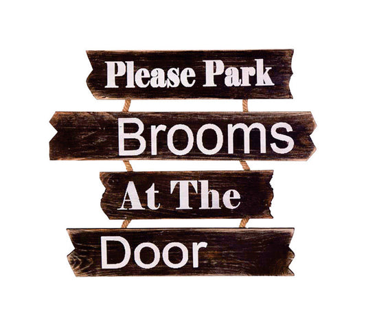 Broom Park Wood Sign (Pack of 2)