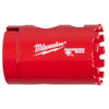 Milwaukee  Diamond Plus  1-3/8 in. Dia. x 2-1/2 in. L Diamond Grit  Hole Saw  1 pc.