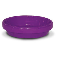Saucer, Violet Ceramic, 7.75 x 1.75-In. (Pack of 10)