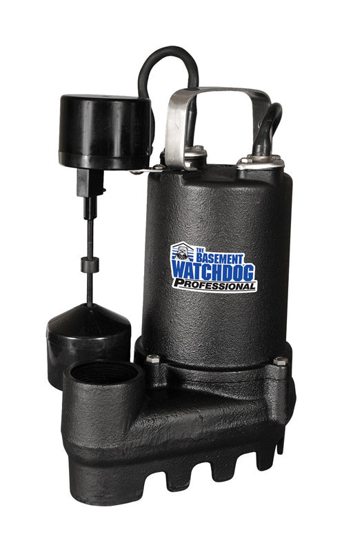 The Basement Watchdog Professional 1/2 HP 4,300 gph Cast Iron Vertical Float Switch AC Sump Pump