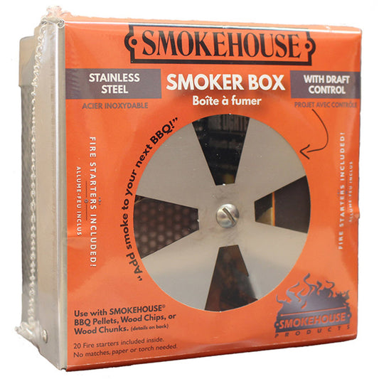 Smokehouse Stainless Steel Smoker Box 5.25 in. L X 5.25 in. W