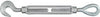 National Hardware  Galvanized  Steel  Turnbuckle  1 pk (Pack of 10)