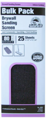 Sanding Screen, Coarse 80-Grit, 4.25 x 11.25-In., 25-Ct.