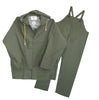 Boss Rainwear 3PR0300GM Medium Green Lined Rain Suits 3 Piece