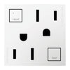 Legrand Adorne 15 amps 125 V White GFCI Outlet 5-15R 1 pk