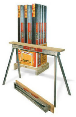 Fulton  Stablemate  30 in. H x 42 in. W Folding Sawhorse  1000 lb. capacity Gray  1 pk
