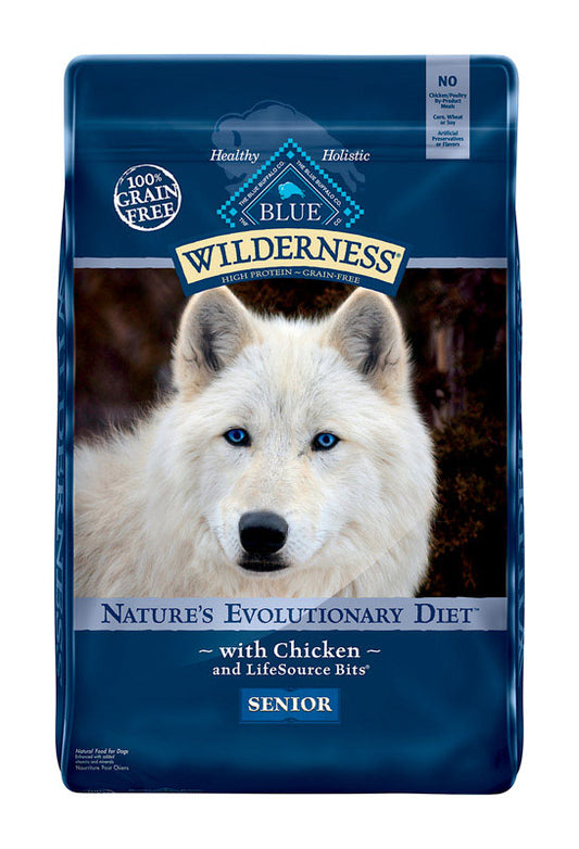 Blue Buffalo  Blue Wilderness  Chicken  Dry  Dog  Food  Grain Free 24 lb.