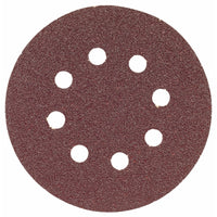 Bosch 5 in. Aluminum Oxide Hook and Loop Disc Sanding Disc 80 Grit Coarse 5 pk