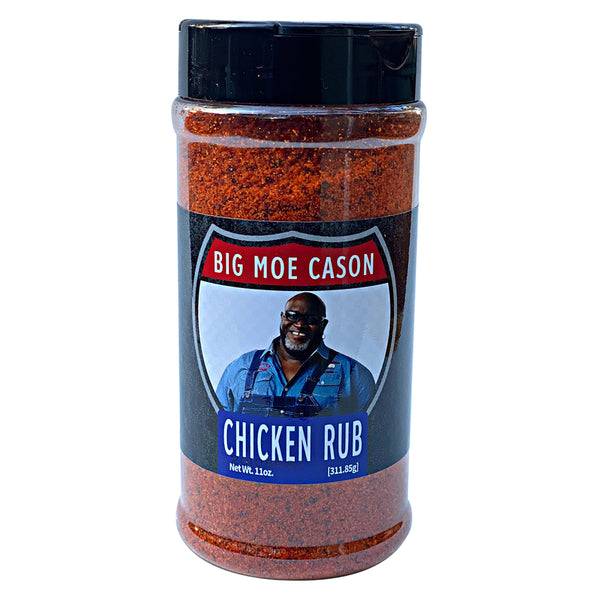 Big Moe Cason - Rub para barbacoa de pollo, 11 oz