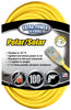 Coleman Cable 1489Sw0002 100' 14/3 Gauge Yellow All-Weather Extension Cord