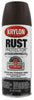 Krylon K069036 12 Oz Flat Brown Rust Protector™ Enamel Spray Paint (Pack of 6)