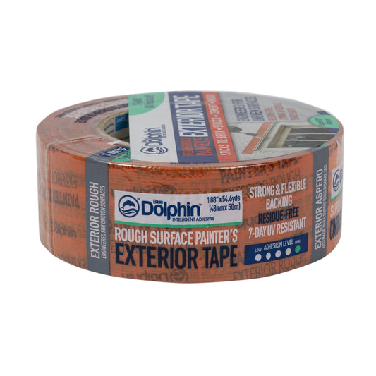 Blue Dolphin 1.88 in. W X 54.6 yd L Orange High Strength Exterior Painter's Tape 1 pk
