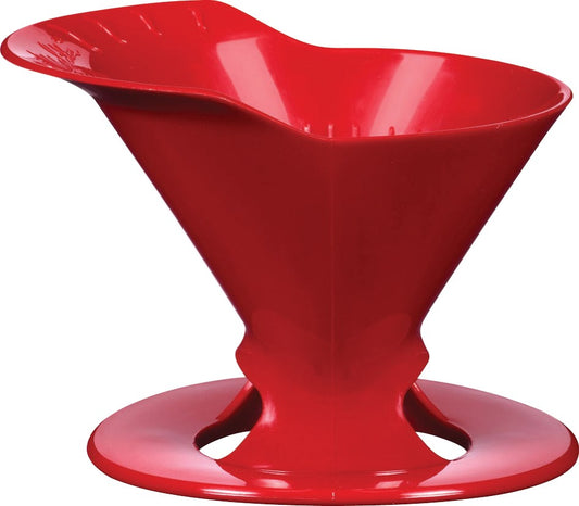 Melitta 64008 1 Cup Red Pour-Over Coffee Brewer