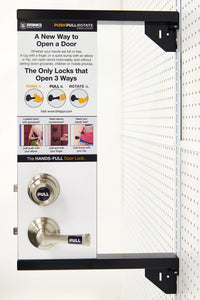 Brinks  26.5 in. H x 7 in. W x 16.38 in. L Multicolored  Double Sided Display Attaches to Gondola  POP Display