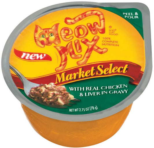 Meow Mix 29274-14999 2.75 Oz Tender Favorites Real Chicken & Liver In Sauce (Pack of 24)