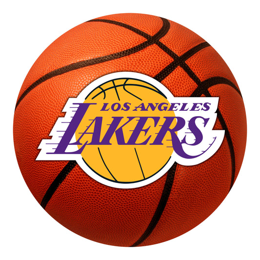 NBA - Los Angeles Lakers Basketball Rug - 27in. Diameter