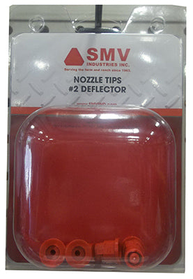Boom Nozzle Tip, #2 Red Deflector, 4-Pk.