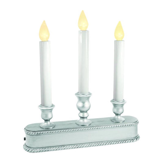 Celebrations Brushed Silver No Scent Auto Sensor Candle