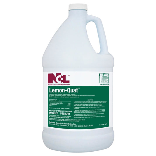 NCL Lemon-Quat Lemon Scent Concentrated Disinfectant 1 gal. (Pack of 4)