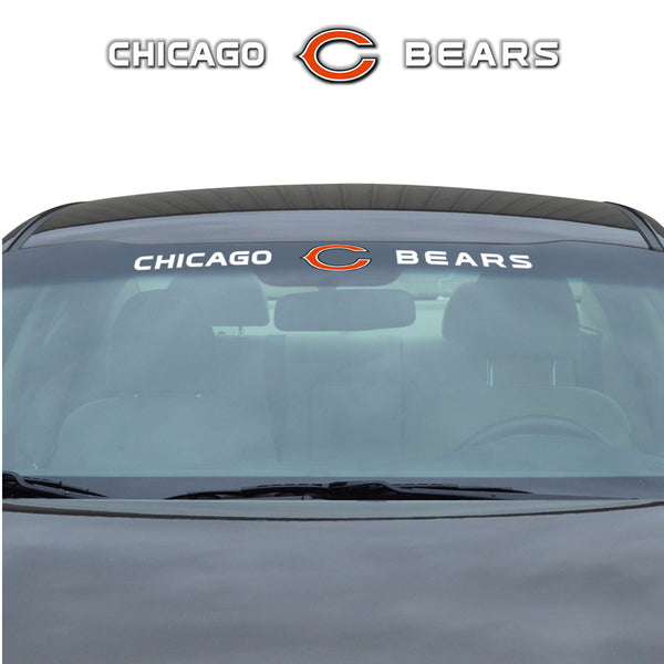 NFL - Chicago Bears Sun Stripe Windshield Decal 3.25 in. x 34 in.