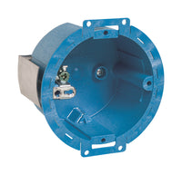 Carlon 3.5 in. Round Thermoplastic 1 gang Electrical Ceiling Box Blue (Pack of 24)