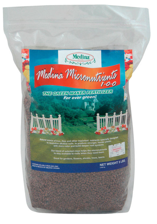 Medina Micronutrients Mix 1-0-0 5000 Sq. Ft. Granules 5 Lb.