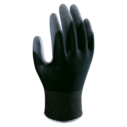 Showa  Atlas  Unisex  Indoor/Outdoor  Polyurethane  Coated  Work Gloves  Black/Gray  M  1 pair