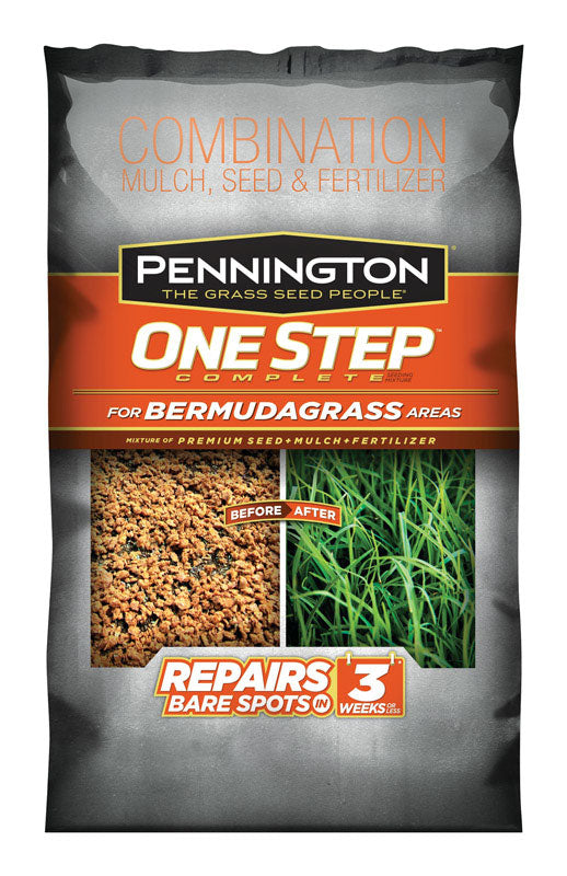 Pennington One Step Complete Bermuda Grass Full Sun Seed, Mulch & Fertilizer 8.3 lb