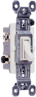3-Way Toggle Switch, Ivory, 120-Volt, 15-Amp (Pack of 10)