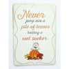 Open Road Brands  Peanuts  Harvest Sign  Fall Decor (Pack of 6)