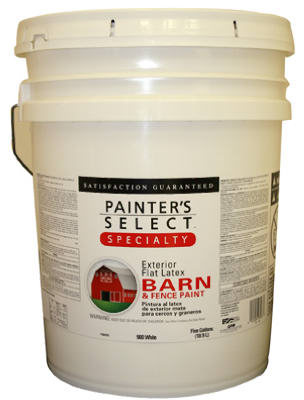Speciality Barn & Fence Paint, Latex, Flat, Ranch Red, 5-Gallons