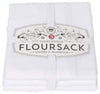 Now Designs White Cotton Flour Sack Towel 3 pk