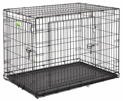 Dog Training Crate, 2 Doors, 42-In.