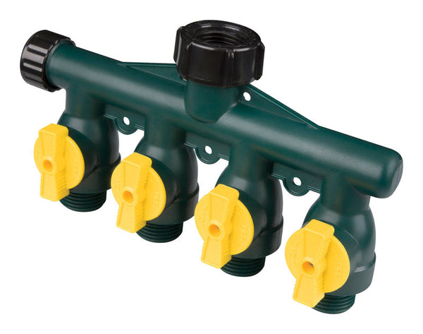COLECTOR DE MANGUERA DE 4 VÍAS 5/8"