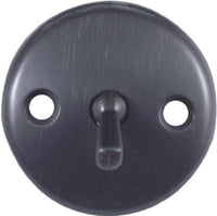 Tub Overflow Plate With Trip Lever, Oil-Rubbed Bronze