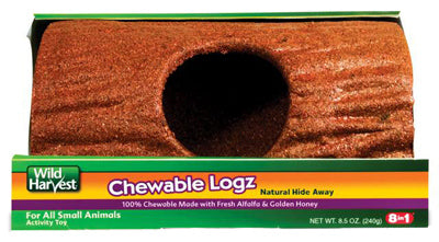 Pet Bird Chewable Log, Large