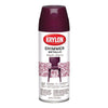 Krylon Black Cherry Shimmer Metallic Spray Paint 12 oz (Pack of 6)