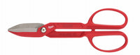 Milwaukee  12 in. Forged Alloy Steel  Classic  Tinner Snips  20 Ga. 1 pk