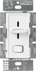 Lutron Skylark White 600 W Slide Dimmer Switch 1 pk