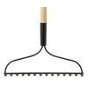 Home Plus 54 in. L x 14 in. W Steel Bow Rake Wood (Pack of 6)