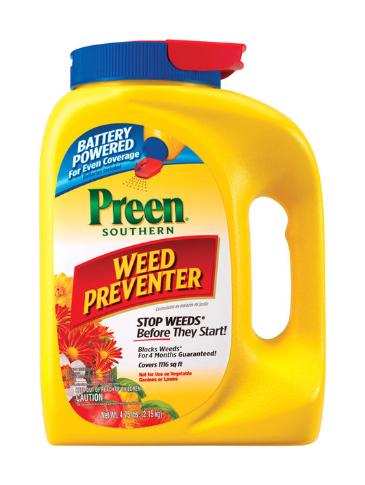Preen Weed Preventer Granules 4.75 lb. (Pack of 4)