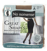 No Nonsense Jq2bz3 Size A Beige Mist Great Shapes Body Shaping Pantyhose