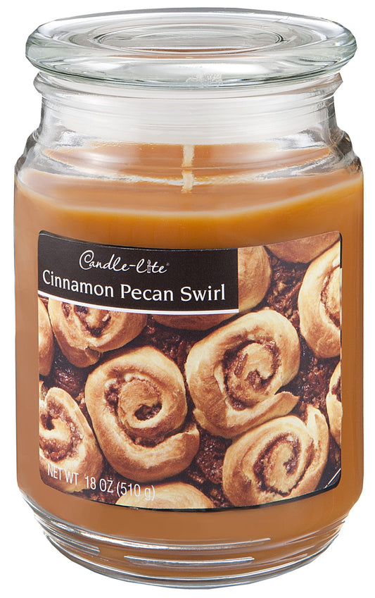 Candle lite 2400549 3.5 Oz Cinnamon Pecan Scented Jar Candle (Pack of 12)