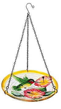HANGING GLASS BIRDBATH